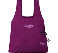 ChicoBag Original Compact Reusable Grocery Bag w/Attached Pouch and Carabiner Clip | Perfect for Shopping, Travel, Organization | Eco-Conscious Packable Tote | Boysenberry (Pack of 1)
