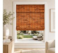 CHICOLOGY Bamboo Blinds, Bamboo Shades, Roman Shades for Windows, Roman Window Shades, Window Shades for Home, Bamboo Shades for Patio, Blinds & Shades, Window Shade, 34"W X 64"H, Beaver
