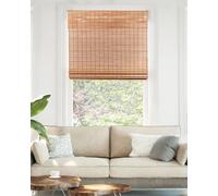 CHICOLOGY Bamboo Blinds, Bamboo Shades, Roman Shades for Windows, Roman Window Shades, Window Shades for Home, Bamboo Shades for Patio, Blinds & Shades, Window Shade, 31" W X 48" H, Squirrel