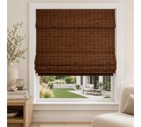 CHICOLOGY Bamboo Patio, Blinds, Window Shade, Moose (Blackout), 27" W X 64" H