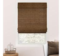 CHICOLOGY Bamboo Roman Shades - Designer Eco-Friendly Light Filtering Window Blinds, Ideal for Home & Patio, Premium Quality, Pinecone, 31"W X 64"H