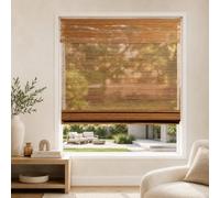CHICOLOGY Bamboo Roman Shades - Smart Choice Eco-Friendly Light Filtering Blinds for Windows, Premium Quality, Ideal for Home, Acorn, 23"W X 64"H