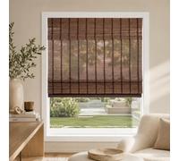 CHICOLOGY Blinds, Roman Home Bamboo Patio, Blinds & Shades, Window Shade, 29" W X 64" H, Bear