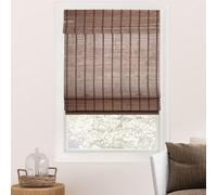 CHICOLOGY Blinds, Roman Home Bamboo Patio, Blinds & Shades, Window Shade, 34" W X 64" H, Bear