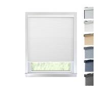 CHICOLOGY Cordless Cellular Shades Privacy Single Cell Window Blind, 35"W X 48"H, Morning Mist