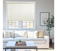CHICOLOGY Mini Blinds & Shades for Windows & Doors - Horizontal, Alabaster, 25" W x 72" H