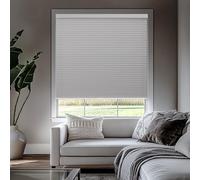 Chicology Privacy Single Cell Window Blind, Polyester Metal Plastic, Evening Mist, 2" W x 30" H