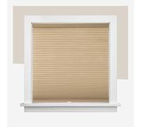 Chicology Privacy Single Cell Window Blind, Polyester Metal Plastic, Morning Croissant, 30" W x 64" H