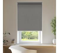 CHICOLOGY Roller Shades - Cordless Window Blinds, Light Filtering, Urban Grey, 36"W x 72"H