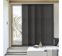 CHICOLOGY Room Divider, Vertical Blinds, Blinds for Sliding Glass Doors, Temporary Wall, Closet Curtain, Ballroom Grey (Light Filtering) W:46-86 x H:Up-to 96 inches