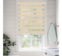 Chicology Zebra Blinds, Roller Window Shades, Blinds for Windows, Roller Shades for Windows, Window Shades for Home, Window Shades, Pull Down Shades for Windows, 37" W X 72" H, Basic Pearl