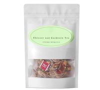 Chicory and Gardenia Herbal Tea, Dandelion Wolfberry Tea, Individually Packed 20 Bags, Caffeine-Free, Sugar-Free, Vegan Tea Bags with Herbal Ingredients (1 bag,A)