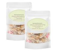 Chicory And Gardenia Tea Bags, Kidneys & Liver Chicory Root Tea, Chinese Blend with 8 Herbs: Mulberry Leaf, Licorice, Poria, Organic Natural Ingredients (40bags)