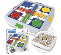 Chicos - Automatic Ludo and Goose with Lid | Token Storage and Automatic Dice | Board Game for Children | From 3 Years Old (64001)