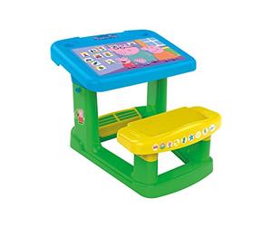 CHICOS - Peppa Pig My First Pupitre | Children's Desk with Large Work Surface | Includes Peppa Pig Sheets for Colouring | From 24 Months | Measures 57.5 x 72.5 x 49 cm (51059)