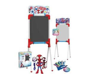 Chicos - Spidey 2 in 1 Children's Whiteboard | Includes Marker, Chalks, an Eraser | Material of Great Strength and Durability, from 3 Years (53033)