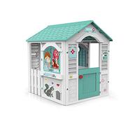 Chicos - Veterinary Centre | Children's Playhouse for Outdoor and Indoor Use | Includes 11 Veterinary Utensils | From 24 Months, White and Turquoise (89619)