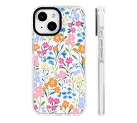 ChiCs-Flaura for iPhone 15 Case [Military-Grade Drop Protection/Gentle Soft Slim TPU Protective/Camera Protection/Women & Girls] - Pastel Wildflower Meadow Scatter Pattern