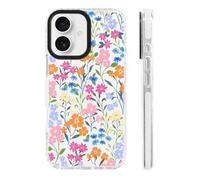 ChiCs-Flaura for iPhone 17 Case [Military-Grade Drop Protection/Gentle Soft Slim TPU Protective/Camera Protection/Women & Girls] - Pastel Wildflower Meadow Scatter Pattern