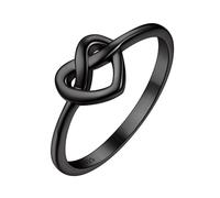 ChicSilver Celtic Love Knot Ring for Women 925 Sterling Silver Friendship Heart Knot Ring Always with You Wedding Ring Band Jewelry