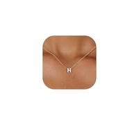 ChicSilver Womens Silver Necklace with Letter H Hypoallergenic Sterling Silver Initial Pendant Necklaces Monogram Gifts for Mothers Day