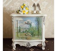 ChicSkin Art Decoupage Decor Tissue Paper for Nightstand Decoration, Decorative Oil Painting Art Tissue Decoupage Furniture Decoration, Spring Tree Art Paper Crafts for Furniture 42X50CM
