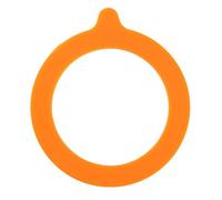 CHICTRY 10Pcs Silicone Jar Gaskets Seals Replacement Airtight Leak-proof Rubber Sealing Rings Fits Regular Mouth Canning Jars Glass Clip Top Jars Orange One Size