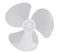 CHICTRY 12 Inch 3 Leaves Plastic Fan Blade Replacement for Household Standing Pedestal and Table Accessories - White One Size