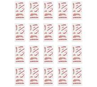 CHICTRY 20 Sheets Halloween Zombie Stitches Temporary Tattoos, Fake Scars Wound Vampire Tattoos For Pranks Party X 59 One Size