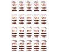 CHICTRY 20 Sheets Halloween Zombie Stitches Temporary Tattoos, Fake Scars Wound Vampire Tattoos For Pranks Party X 315 One Size