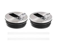 CHICTRY 2Pcs Plastic Vacuum Bottle Straw Lids Sealing Leak Proof Flap Cover Flask Drinking Cup Cover Replacement for Sports Water Bottles Sliver One Size