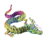 CHICTRY 3D Printed Dragon Animal Articulated Winged Dragons Flexible Animal Shape Toys Desktops Decoration Colorful One Size
