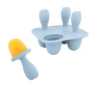 CHICTRY Baby Fruit Food Feeder Popsicle Holders, Silicone DIY Fruit Teether Food Feeder Pacifier for Baby Blue C One Size
