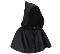 CHICTRY Creepy Halloween Full Head Skull Mask, Scary Skeleton Mask Headwear For Cosplay Party Cape One Size