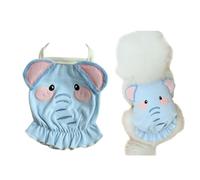 CHICTRY Dog Hiking Vest Lightweight Breathable Sleeveless Tee for Outdoor Walking Puppy Sleeveless T Shirt Vest Blue Elephant S