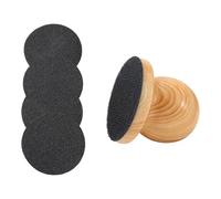 CHICTRY Dog Nail File Grinder Tool Relaxing Scratch Board with 3 Sandpapers for Quiet Trimming for Puppy Training and Anxious Pet Nail Care Brown One Size