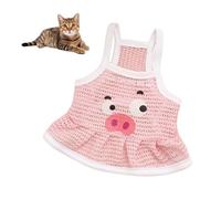 CHICTRY Dog Tank Top for Hot Weather Cute Hollow Mesh Vest with Pleated Hem Breathable Sleeveless Shirt for Small Dogs Girl Pink XXL