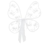 CHICTRY Exquisite Fairy Butterfly Wings Embroidered Flower Wings With Fairy Stick For Halloween Fancy Dress Type A-1 One Size