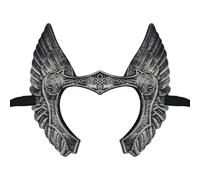 CHICTRY Fantasy Crown Hedpiece - Greek Angel Wing Crown Renaissance Headband for Halloween Silver A One Size