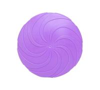 CHICTRY Indestructible Flying Discs Interactive Dog Toy Soft Lightweight Flyer Toys for Dogs Outdoor Playtime Purple 21.5cm