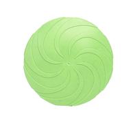 CHICTRY Indestructible Flying Discs Interactive Dog Toy Soft Lightweight Flyer Toys for Dogs Outdoor Playtime Green 21.5cm