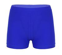 CHICTRY Kids Swim Shorts Solid Color Girls Boys Swimsuits Bottom Short Length Boardshort Swim Trunks Royal Blue 7-8 Years