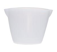 CHICTRY Measuring Cups, Silicone Measuring Cup Nonstick Reusable Mixing Cups for Epoxy Casting Molds, DIY Art Craft 500ML White One Size