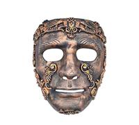 CHICTRY Medieval Viking Mask Berserker Soldier Warrior Full Face Masks for Halloween Party Coffee 1 One Size