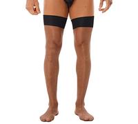 CHICTRY Men Sissy Oil Glossy Stockings Shiny Thin Crossdressing Hosiery Socks Pantyhose Lingerie Coffee A One Size