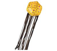 CHICTRY Men Women Traditional Ethnic Beanie Hat Xinjiang Uygur Hat Sequins Skull Cap for for Halloween Party Yellow Type C One Size