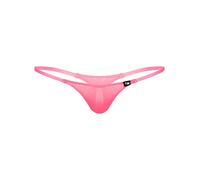 CHICTRY Men's Micro G-String Thong Panty Swim Lingerie Mini Bikini Bottom T Back Briefs Underwear Pink M