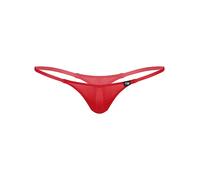 CHICTRY Men's Micro G-String Thong Panty Swim Lingerie Mini Bikini Bottom T Back Briefs Underwear Red L