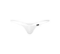 CHICTRY Men's Micro G-String Thong Panty Swim Lingerie Mini Bikini Bottom T Back Briefs Underwear White L