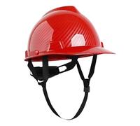 CHICTRY Safety Helmet Work Hard Hat Safety Hard Hats Adjustable Breathable Safe Hardhats V Type Red One Size